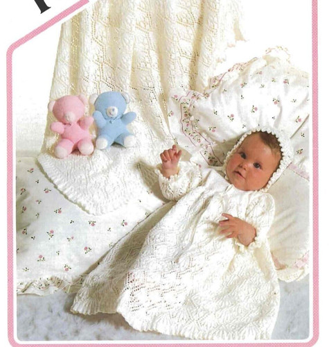 Knitting pattern baby - baby, girl