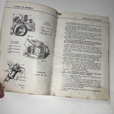 1950 AUSTIN A35 MODELS Saloon Van Countryman Drivers Handbook Maintenance Owners