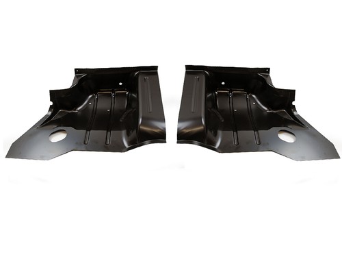 Floor panels set under