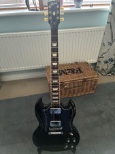 Gibson SG Standard Electric Guitar Ebony, USA, with hard case