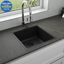 Grey Inset Kitchen Sink