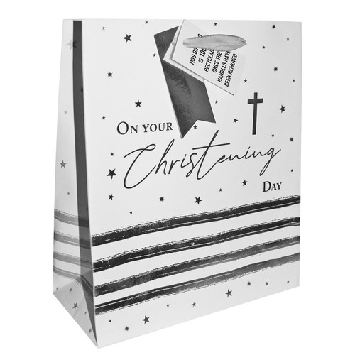 Christening gift bag - christening, with