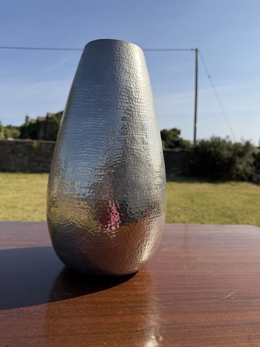 Hammered metal silver - hammered,
