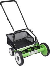 16-Inch Hand Push Lawnmower, 5-Blade Cordless Manual Reel Lawn Mower