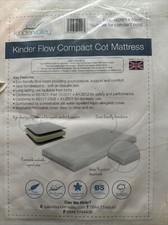 Compact Cot Mattress,  100 x 50 x 10 cm Baby Toddler  By Kinder Valley