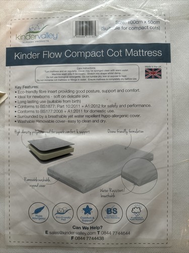 Compact cot mattress 100 x - ,