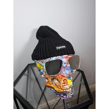 Black Supreme Overdyed Beanie