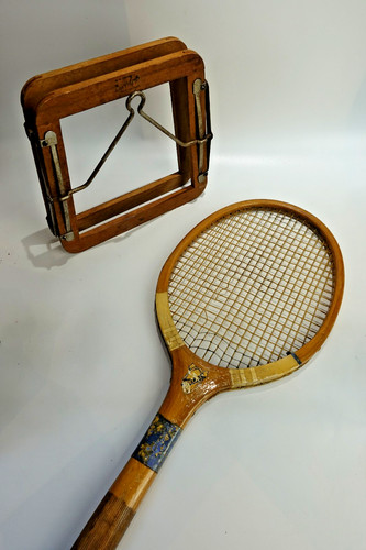 Vintage tennis racket marked - vintage, (marked