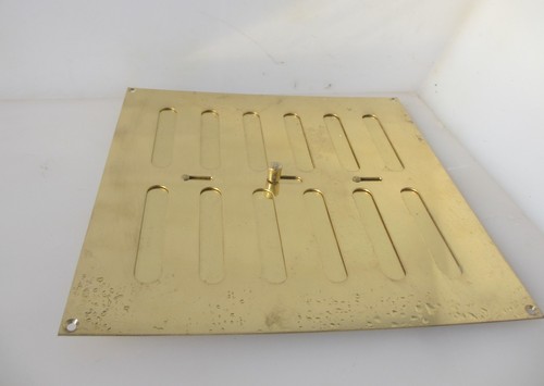 Brass ventilation grille grate - ventilation,
