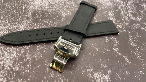 Fortis black leather strap - fortis,