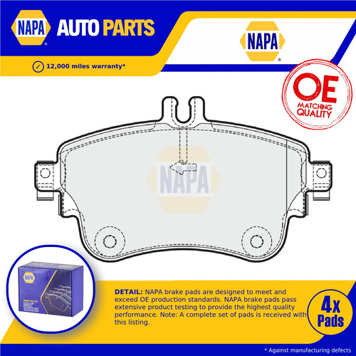 Brake pads set fits mercedes - brake,