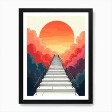 Stairway To Heaven 21 Art Print Fra Framed Wall Art Poster Canvas Print Picture