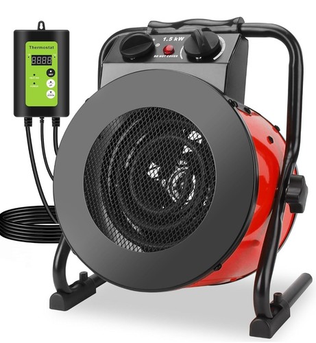 Greenhouse heater with digital - with,