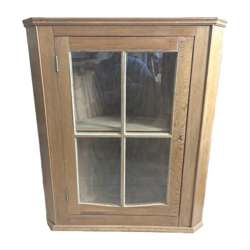 Pine corner cupboard vintage - pine,