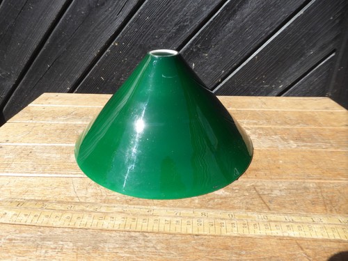 Vintage green cased glass - green,