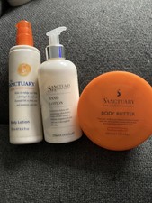 Sanctuary Spa Skincare Bundle - 3 Items, Body Lotion, Body Butter & Hand Lotion