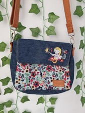Disney store animators collection princess rapunzel denim crossbody bag 