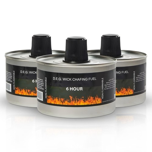 Chafing dish fuel wick cans - chafing, 6