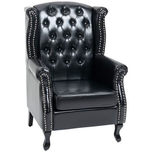 Armchair chesterfield wingback - armchair,