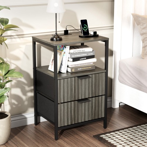Bedside table drawers - table,