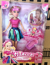 glitzeez baby sitter doll and