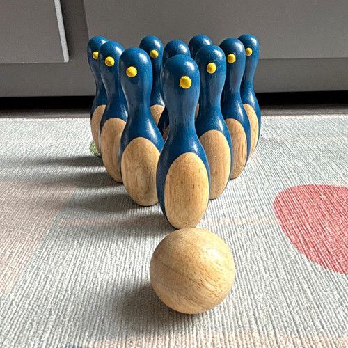 Wooden skittles bowling - skittles/bowling,