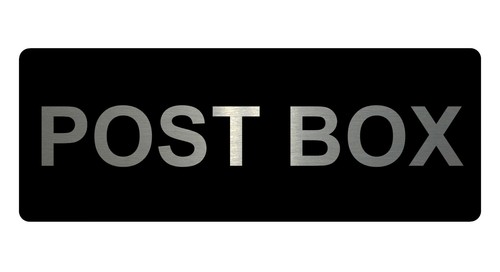 443 post box - post, metal
