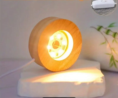 Wooden led lamp holder - led,