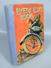 Every Boy's Book, Hardback, Motorbike Racing Cover, Circa 1930's Vintage