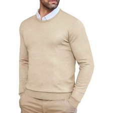 Men's 100% Pure Wool Jumper
