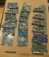 Qty 18  Hard Drive Logic Boards Scrap Parts Precious Metals / Gold Recovery