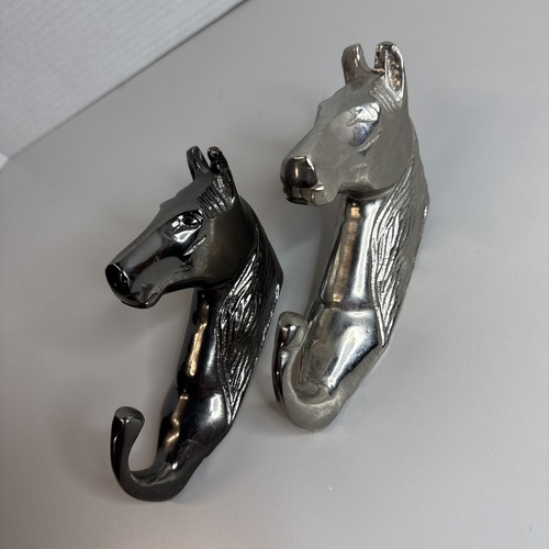 Vintage horse head wall hooks - horse,
