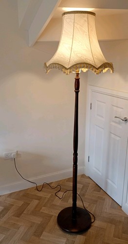 Vintage 190cm turned wood - vintage,