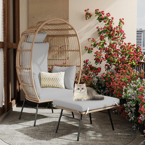 Rattan egg chair outdoor - rattan,