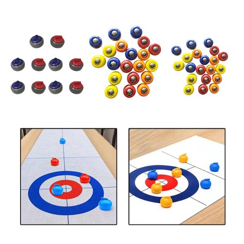 Mini shuffleboard pucks set - shuffleboard,
