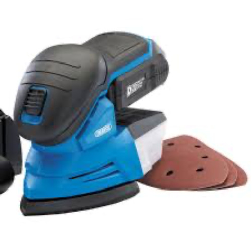 Draper tri base sander 20v - tri-base,