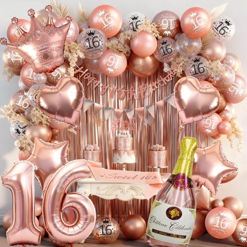 16th birthday decorations set - 16th,