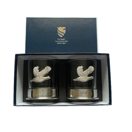 Grouse pewterware mounted 12oz - pewterware,