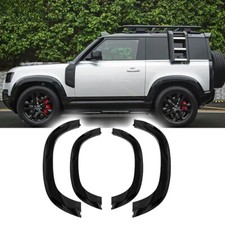 4pcs Gloss Black Wheel Fender