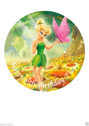 Tinker bell personalized - bell, cake