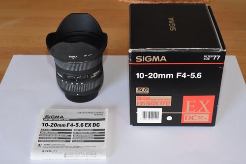 Sigma 20mm 6 ex - sigma, f4-5.6