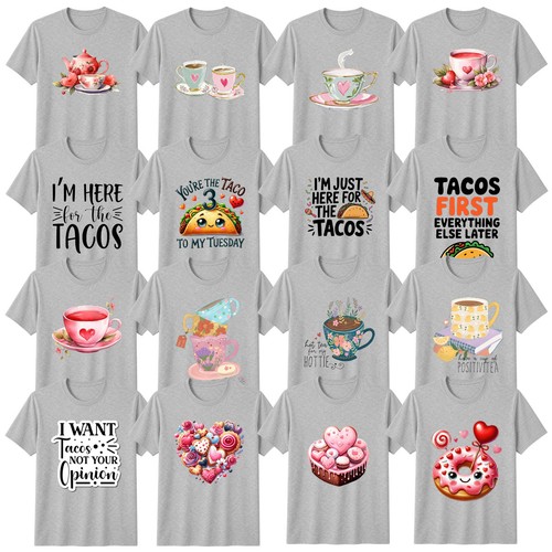 Cute food shirt tea - tea, foodie
