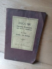 Jaguar Mark VII 3 1/2 Litre Operating Maintenance Service Handbook Manual Mk7