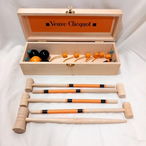 Veuve clicquot wooden croquet - veuve,