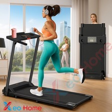 Treadmill Running Machine Walking Pad Foldable Electric Home Gym Bottle Holder