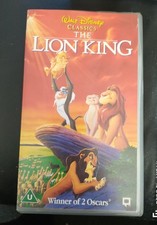  Vintage The Lion King VHS