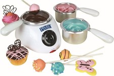PME Electric Chocolate Melting Pot 2 Heat Settings with 3 Pots Candy Melt - NEW
