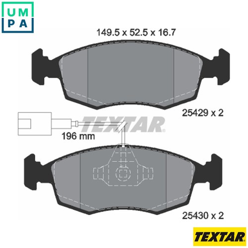 Brake pad set disc - pad,