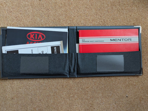 Kia mentor owner manual - kia,