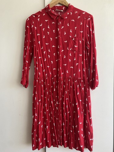 Hush size red - white, shark